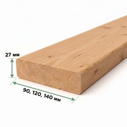 Палубная доска 27x90,120,140 Сорт А