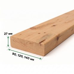 Палубная доска 27x90,120,140 Сорт АВ