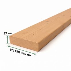 Палубная доска 27x90,120,140 Сорт ПРИМА