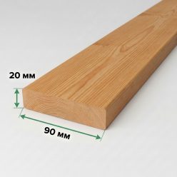 Планкен прямой Сорт А;прямой 20*90*3000