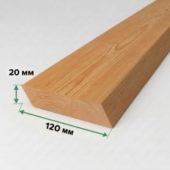 Планкен скошенный 20x120 Сорт Прима